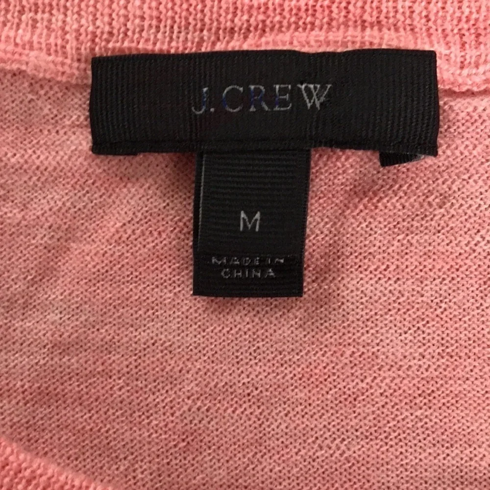 3/$25 J. CREW Pink Scoop Neck Sweater Size Medium